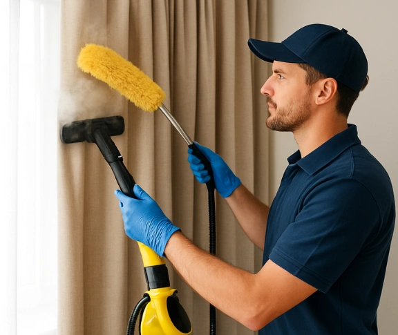 Trusted blind cleaning technician Matty Curtain Cleaning woodstock-vic QLD