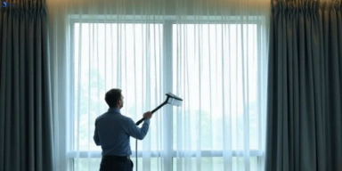 Commercial drapes cleaning service woodstock-vic hotels offices